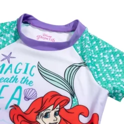 Disney The Little Mermaid Princess Ariel Girls Rash Guard And Bikini Bottom Little Kid To Big Kid -Family Style Shop GUEST c041b0f3 4549 46bc 9ccd 3f7cc081ff7d