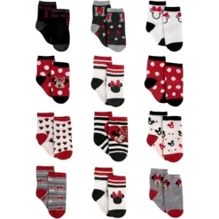 Disney Baby Girl 12 Pack Socks, Newborn Essentials For Girls (0-24M) -Family Style Shop GUEST c0bec405 ad1b 45f2 be83 0e682b77c99e