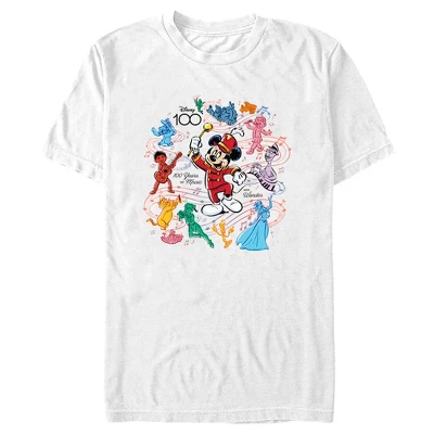 Men's Disney Mickey Mouse 100 Years Of Music And Wonder T-Shirt 6 Men's Disney Mickey Mouse 100 Years Of Music And Wonder T-Shirt - Image 4