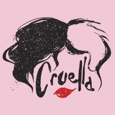 Disney Girl's Cruella Red Lips Logo T-Shirt 3 Disney Girl's Cruella Red Lips Logo T-Shirt