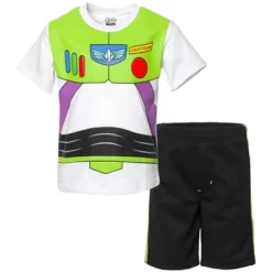 Disney Pixar Toy Story Woody Buzz Lightyear T-Shirt And Mesh Shorts Outfit Set Toddler -Family Style Shop GUEST c2a81c8a 8508 4bf1 a121 f77233e5ac1d