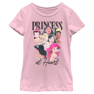 Girl's Disney Princess At Heart T-Shirt 5 Girl's Disney Princess At Heart T-Shirt - Image 3