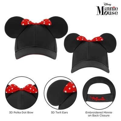 Disney Girls' Minnie Mouse Mommy And Me Baseball Caps - 2 Pack 5 Disney Girls' Minnie Mouse Mommy And Me Baseball Caps - 2 Pack - Image 3