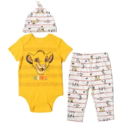 Disney Pixar Monsters Inc. Mike Mickey Mouse Baby Bodysuit Pants And Hat 3 Piece Outfit Set Newborn To Infant -Family Style Shop GUEST c8769c84 7629 4d5d 85c9 84a15fd3523c