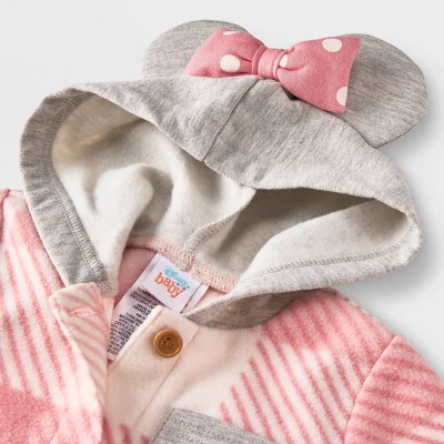 Baby Girls' Disney Minnie Mouse Solid Top And Bottom Set - Pink 5 Baby Girls' Disney Minnie Mouse Solid Top And Bottom Set - Pink - Image 3