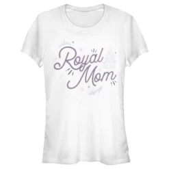Junior's Disney Royal Mom T-Shirt - - -Family Style Shop GUEST c927d8ab 3b2f 4a3a 83a3 f4ed9f993a20