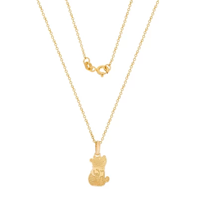 Disney Women Classics Winnie The Pooh 14k Gold Sitting Pooh Bear Pendant Necklace, 18'' 5 Disney Women Classics Winnie The Pooh 14k Gold Sitting Pooh Bear Pendant Necklace, 18'' - Image 3