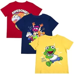 Disney Boy's 3-Pack Graphic Tee Variety |Cars, Incredibles, Simba, Kion, Maui, Mickey Mouse, Muppets, Toy Story, Puppy Dog Pals For Toddler -Family Style Shop GUEST ca4a38bc 368f 4284 91cb 74ea7afee192