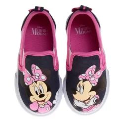 Disney Minnie Mouse Girls No Lace Shoes - Kids Disney Character Loafer Low Top SlipOn Casual Tennis Canvas Sneakers (size 5-12 Toddler - Little Kid) -Family Style Shop GUEST ca5dbc98 a81d 4d0c bad3 72bd2a01528d