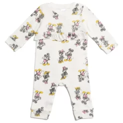 Disney Mickey Mouse Minnie Mouse Baby Girls Snap Sleep N' Play Coverall Newborn To Infant -Family Style Shop GUEST cb8fe976 09a6 40bb acdf 39d1e56c1fa9