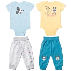 Disney Mickey Mouse Pluto Baby Snap Bodysuits And Pants Newborn To Infant -Family Style Shop GUEST cc05533c bf38 429c bfe9 4e4c27b12f2a