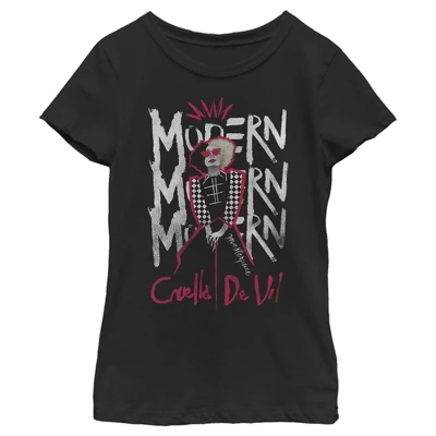 Disney Girl's Cruella Modern Masterpiece T-Shirt 5 Disney Girl's Cruella Modern Masterpiece T-Shirt - Image 3
