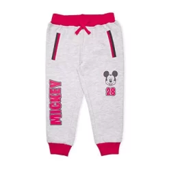 Disney Boy's Mickey Mouse Graphic Print Jogger Pants With Drawstring Waistband, 2 Piece Set For Kids -Family Style Shop GUEST d30ab4c5 7570 449e 96ea 09ac22dad173