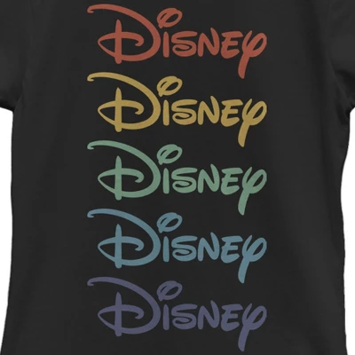 Girl's Disney Rainbow Stack T-Shirt 3 Girl's Disney Rainbow Stack T-Shirt