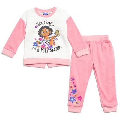 Disney Encanto Mirabel Girls Fleece Sweatshirt And Pants Set Little Kid To Big Kid 10 Disney Encanto Mirabel Girls Fleece Sweatshirt And Pants Set Little Kid To Big Kid - Image 8
