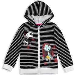 Disney Nightmare Before Christmas Sally Jack Skellington Girls French Terry Hoodie Little Kid To Big Kid -Family Style Shop GUEST d50fd0f6 db15 4c43 b947 ea29e0a26ba9