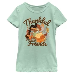 Girl's Disney Princesses Thankful For My Friends T-Shirt -Family Style Shop GUEST d5fbfc5f a6c6 4682 8918 38e89a46db8d