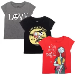 Disney Nightmare Before Christmas Jack Skellington Sally Gray 3 Pack Graphic T-Shirts Gray/Black/Red 21 Disney Nightmare Before Christmas Jack Skellington Sally Gray 3 Pack Graphic T-Shirts Gray/Black/Red -Family Style Shop GUEST d779c0a9 c4cd 486a 8065 3d5040381d67