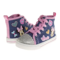 Disney Minnie Mouse Shoes Girl Sneakers - High Top Casual Canvas Characters Slip On Kids Shoes (toddler/little Kid Sizes 6-12) -Family Style Shop GUEST d7e4d540 14e8 4899 9f4d 0147d60bab50
