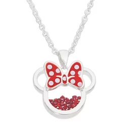 Disney Minnie Mouse Womens Silver Plated Birthstone Shaker Necklace, 18+2" 21 Disney Minnie Mouse Womens Silver Plated Birthstone Shaker Necklace, 18+2" -Family Style Shop GUEST d921e4ee 4411 420e b524 0d3c7c507930