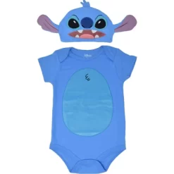 Disney Pixar Monsters Inc Incredibles Toy Story Mickey Mouse Pooh Lilo & Stitch Baby Bodysuit And Hat Set Newborn To Infant -Family Style Shop GUEST d936ef20 2854 4110 8a69 5a5df843ec57
