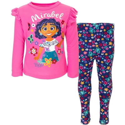 Disney Encanto Mirabel Girls T-Shirt And Leggings Outfit Set Little Kid 10 Disney Encanto Mirabel Girls T-Shirt And Leggings Outfit Set Little Kid - Image 8