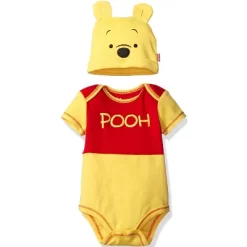Disney Pixar Monsters Inc Incredibles Toy Story Mickey Mouse Pooh Lilo & Stitch Baby Bodysuit And Hat Set Newborn To Infant -Family Style Shop GUEST dac4059d c128 422f 9d71 bd183ec5c6c1