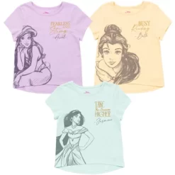 Disney Princess Ariel Cinderella Tiana Moana Jasmine Belle Girls 3 Pack T-Shirts Toddler To Big Kid 20 Disney Princess Ariel Cinderella Tiana Moana Jasmine Belle Girls 3 Pack T-Shirts Toddler To Big Kid -Family Style Shop GUEST daffcc9c c7b8 49db 9e6a ebbfbca46052