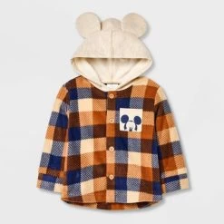 Baby Boys' Disney Mickey Flannel Top And Bottom Set - Blue -Family Style Shop GUEST dc7aa5cf 1e8c 406f 8365 3796978b041f