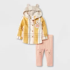 Baby Girls' Disney Winnie The Pooh Solid Top And Bottom Set - Pink -Family Style Shop GUEST dd2de407 782d 4088 86cc fdca98c1d387