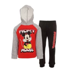 Disney Mickey Mouse Christmas Fleece Pullover Hoodie And Pants Outfit Set Infant To Little Kid -Family Style Shop GUEST de4390df 81fc 459c 9091 fa45c5a973f6