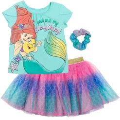 Disney Princess Disney Moana Princess Frozen Rapunzel Jasmine Belle Girls T-Shirt Tulle Skirt And Scrunchie 3 Piece Outfit Set Little Kid To Big Kid -Family Style Shop GUEST dfbb2666 7eef 44e6 976d 8ed2e34c7cb3