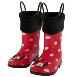 Disney Minnie Mouse Girl's Rain Boots With Soft Removable Liner, Toddler ( 1-4 Years) -Family Style Shop GUEST e2c07cd2 748b 49b9 8a2d 5d2edaa202a5