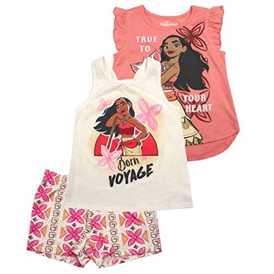 Disney Girl's 3-Pack Fancy Nancy Short Set With Tee, Tank Top And Print Shorts For Toddlers 11 Disney Girl's 3-Pack Fancy Nancy Short Set With Tee, Tank Top And Print Shorts For Toddlers - Image 9