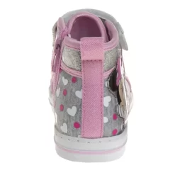 Disney Minnie Mouse Girls Light Up Canvas Sneakers. (Toddler/Little Kids). -Family Style Shop GUEST e4eee6cf 31c6 4044 839b 605a7a82b7ec