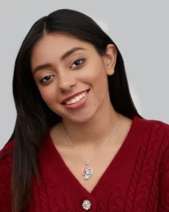 Disney The Little Mermaid, Princess Ariel Silver Plated Crystal Pendant, 18" -Family Style Shop GUEST e55b6320 f763 4637 8fbf 591096fb809f