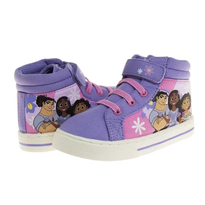 Disney Encanto Mirabel Girls High Top Hook And Loop Sneakers. (Toddler Little Kids) 3 Disney Encanto Mirabel Girls High Top Hook And Loop Sneakers. (Toddler Little Kids)