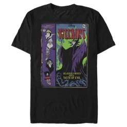 Men's Disney Princesses Vintage Villain Comics T-Shirt -Family Style Shop GUEST e6b9532c efb6 4313 89ce f6cd1e402873