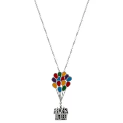 Disney Pixar Up Adventure House Balloon Silver Plated Pendant Necklace, 18" -Family Style Shop GUEST e7d1af4d 63be 4603 bb60 ff01d15d2eb4