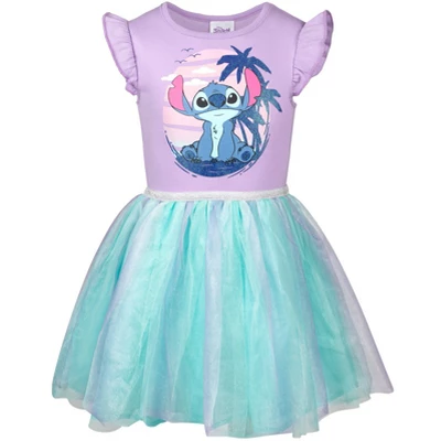 Disney Lilo & Stitch Raya And The Last Dragon Encanto Moana Mirabel Sisu Girls Dress Tulle Dress Little Kid To Big Kid 12 Disney Lilo & Stitch Raya And The Last Dragon Encanto Moana Mirabel Sisu Girls Dress Tulle Dress Little Kid To Big Kid - Image 10