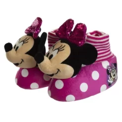 Disney Kids Girl's Minnie Mouse Slippers - Plush Lightweight Warm Comfort Soft Aline House Slippers – 3D Minnie Glitter Bow (size 5-12 Toddler/Little Kid) 17 Disney Kids Girl's Minnie Mouse Slippers - Plush Lightweight Warm Comfort Soft Aline House Slippers – 3D Minnie Glitter Bow (size 5-12 Toddler/Little Kid) -Family Style Shop GUEST e90a9b2f d877 4ff6 87e5 6e03463dd7b0
