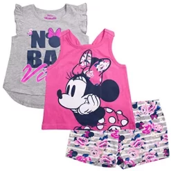 Disney Girl's 3-Pack Fancy Nancy Short Set With Tee, Tank Top And Print Shorts For Infants -Family Style Shop GUEST ea8656eb 5520 4029 9714 a5eee12d2c75 1