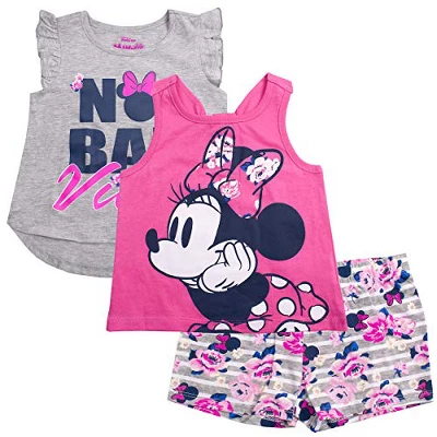 Disney Girl's 3-Pack Fancy Nancy Short Set With Tee, Tank Top And Print Shorts For Toddlers 15 Disney Girl's 3-Pack Fancy Nancy Short Set With Tee, Tank Top And Print Shorts For Toddlers - Image 13