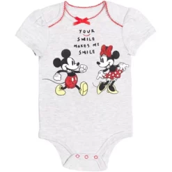 Disney Princess Disney Minnie Mouse Princess Ariel Baby Girls Bodysuit Graphic T-Shirt Mesh Skirt And Leggings 4 Piece Layette Set -Family Style Shop GUEST eca8d289 d4fb 48ab bdca 19c6352317db
