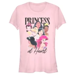Junior's Disney Princess At Heart T-Shirt -Family Style Shop GUEST ed8ae77c 8e81 4b72 96d1 8c2579936de6