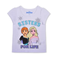 Disney Girl's 3-Pack Frozen Sisters For Life Short Sleeve Graphic Tee, Hoodie And Snowflake Legging Pant Set For Kids 11 Disney Girl's 3-Pack Frozen Sisters For Life Short Sleeve Graphic Tee, Hoodie And Snowflake Legging Pant Set For Kids -Family Style Shop GUEST edf0a224 86e2 457b b901 c7411a8c0988 1