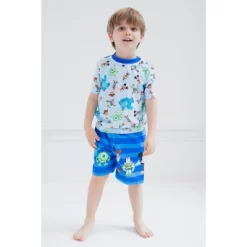 Disney Pixar D100 Toy Story Monsters Inc. Mickey Mouse Buzz Lightyear Rash Guard And Swim Trunks Outfit Infant To Toddler -Family Style Shop GUEST ee165940 da6d 4c43 bcbf a56a36dfd0df