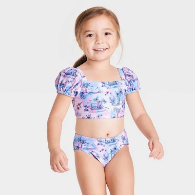 Toddler Girls' Disney 3pc Swimwear Set - 4T 3 Toddler Girls' Disney 3pc Swimwear Set - 4T