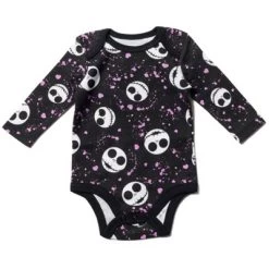 Disney Nightmare Before Christmas Zero Sally Jack Skellington Baby Girls 3 Pack Bodysuits Newborn To Infant -Family Style Shop GUEST ef4e07c5 8353 4a58 a28f c7c91132a42e