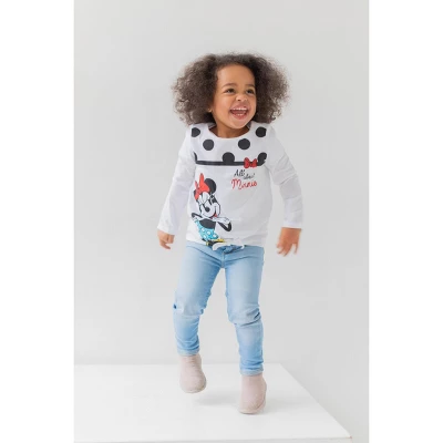 Disney Frozen Minnie Mouse Raya And The Last Dragon Princess Anna Queen Elsa Girls 2 Pack T-Shirts Toddler To Big Kid 7 Disney Frozen Minnie Mouse Raya And The Last Dragon Princess Anna Queen Elsa Girls 2 Pack T-Shirts Toddler To Big Kid - Image 5